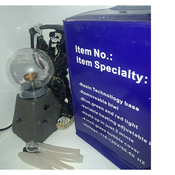 HALLOWEEN SALE! NIB-LG GOTHIC Dungeons & Dragons style Herbal Aromatherapy light - Picture 7 of 8